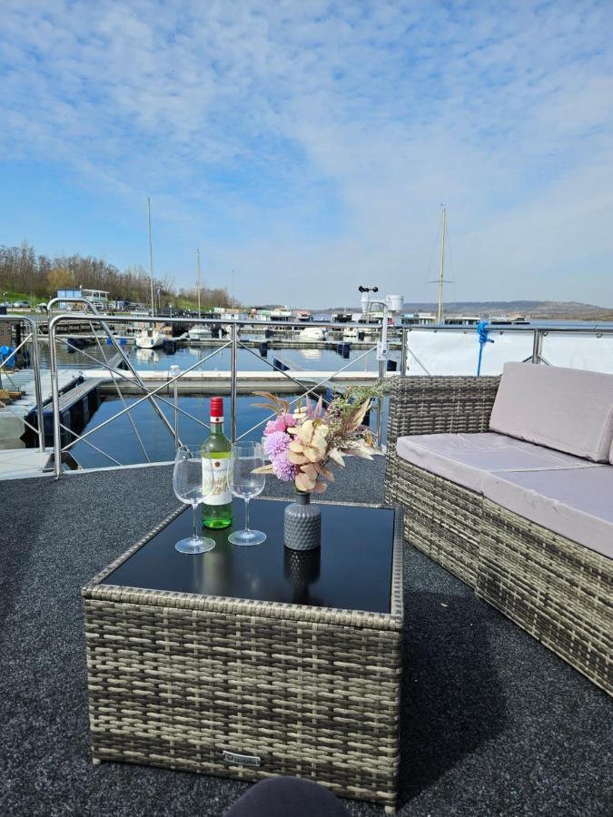 Mobiles Hausboot El'Milia Hotel Braunsbedra Luaran gambar