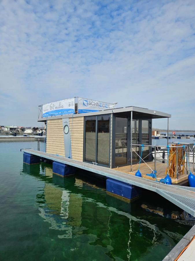 Mobiles Hausboot El'Milia Hotel Braunsbedra Luaran gambar